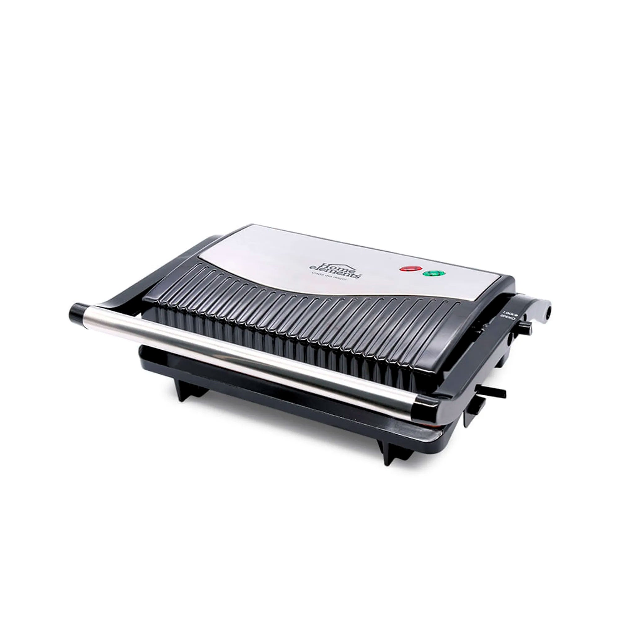 Grill Asador Panini Home Elements Línea Copper - Recubrimiento Cerámico