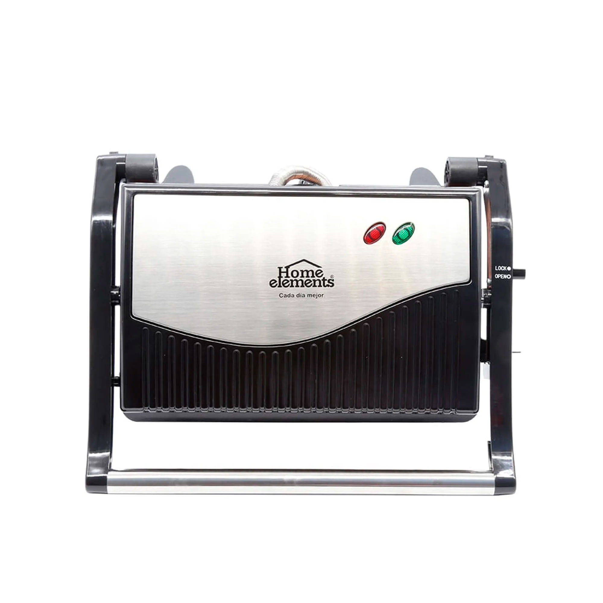 Grill Asador Panini Home Elements Línea Copper - Recubrimiento Cerámico