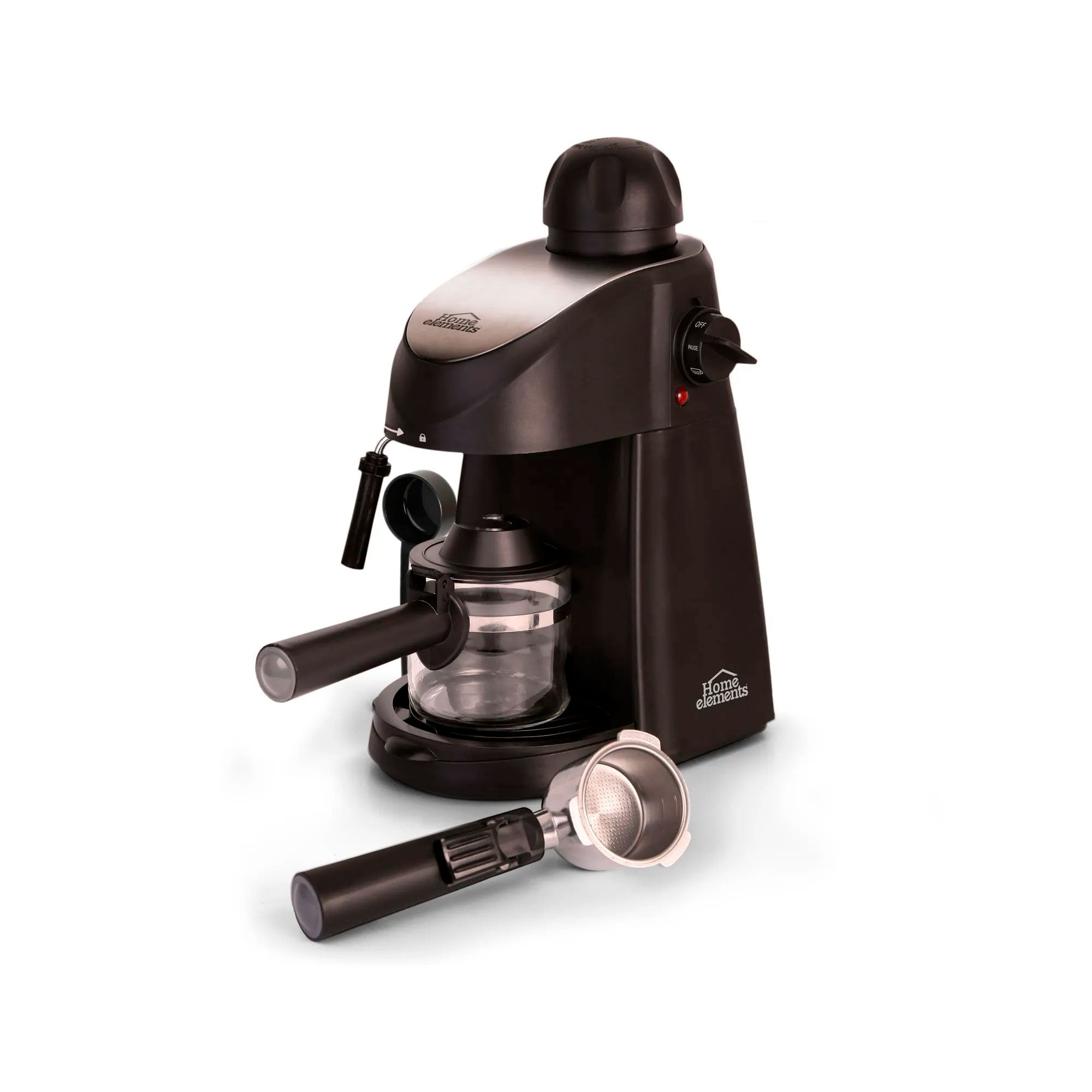 Cafetera Espresso y Capuchinera Home Elements HEMC-201N - 4 Tazas 800W