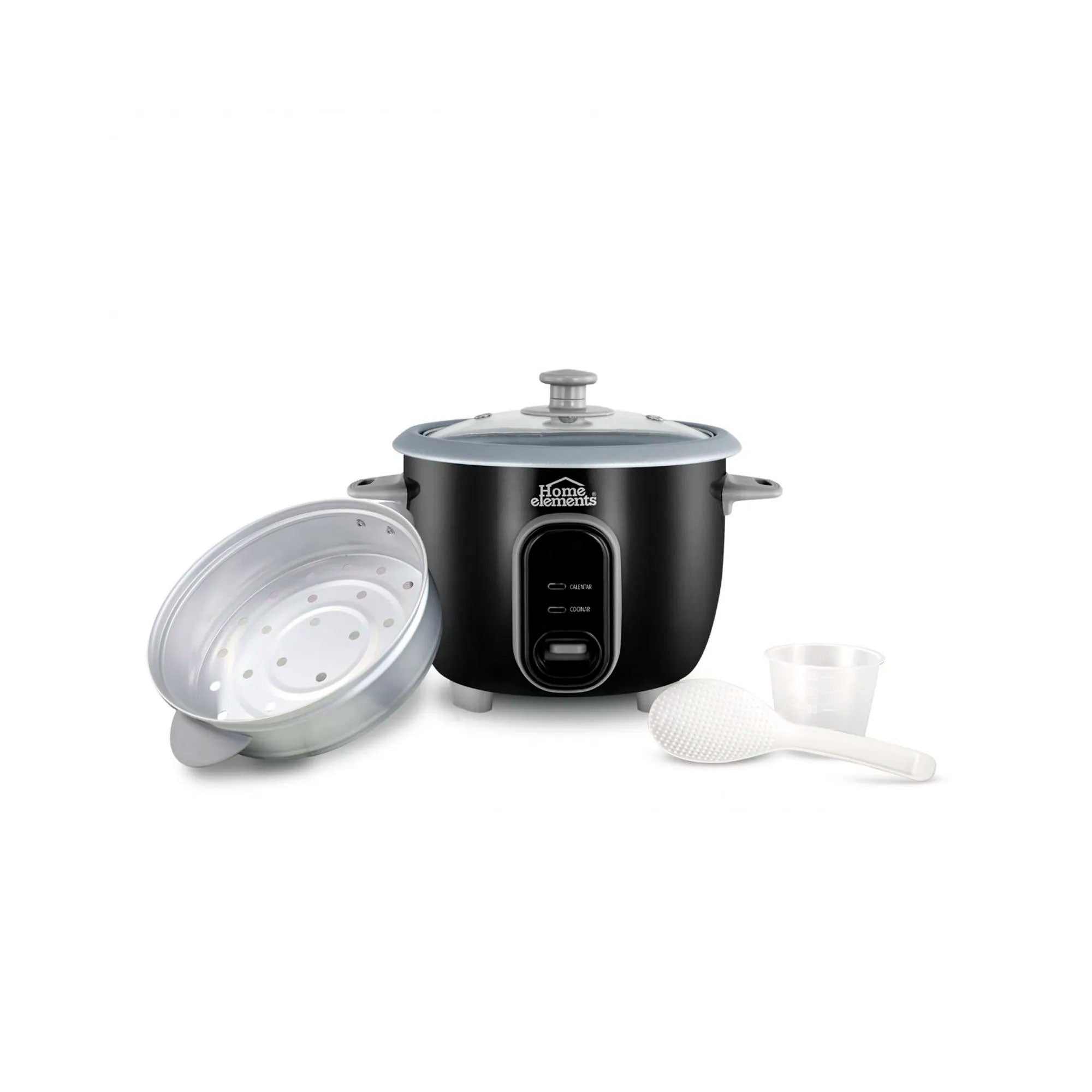 Olla Arrocera Home Elements 1.8 Litros HE-18N - 10 Tazas con Vaporera