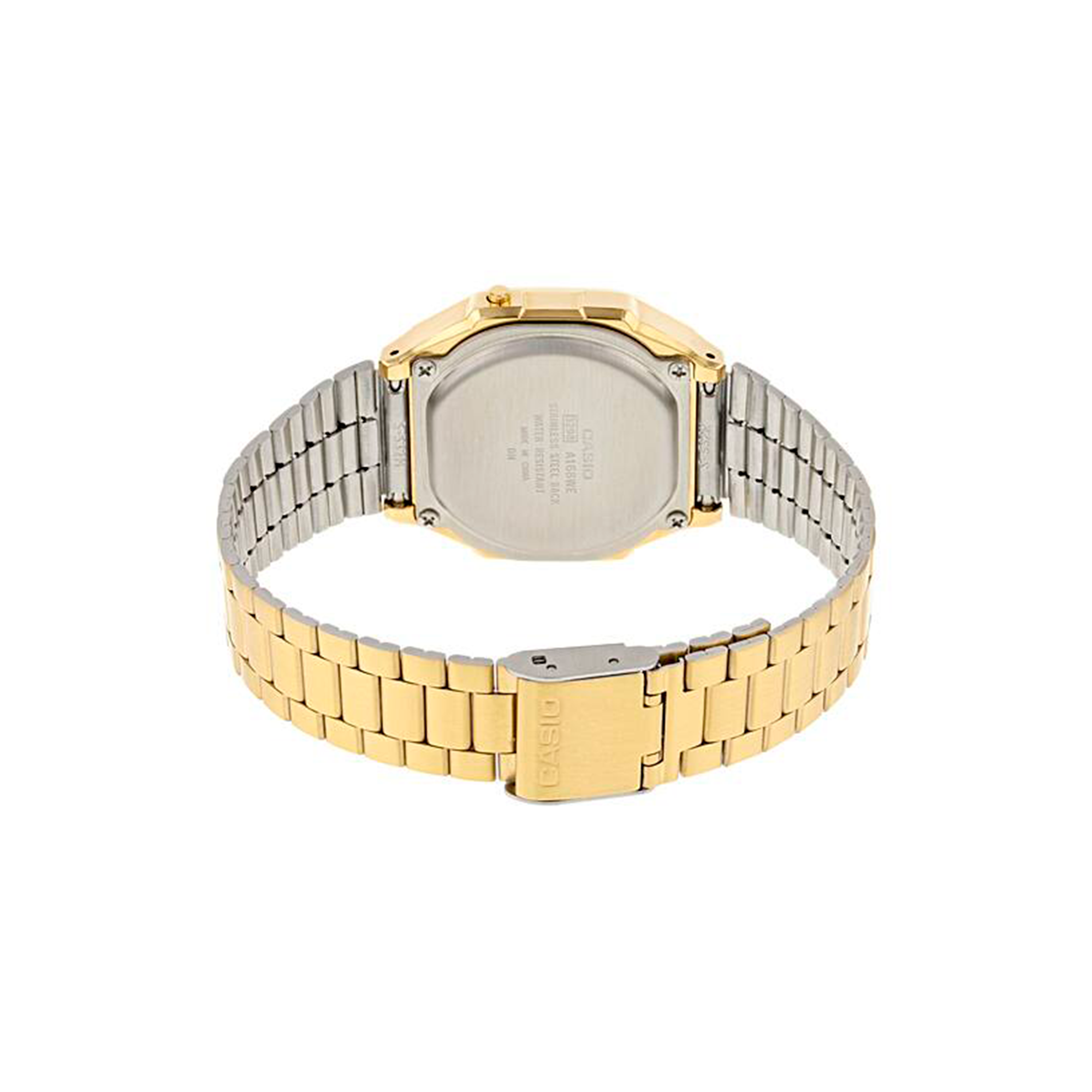 Reloj Digital Casio A‑168WEGM‑9DF Dorado
