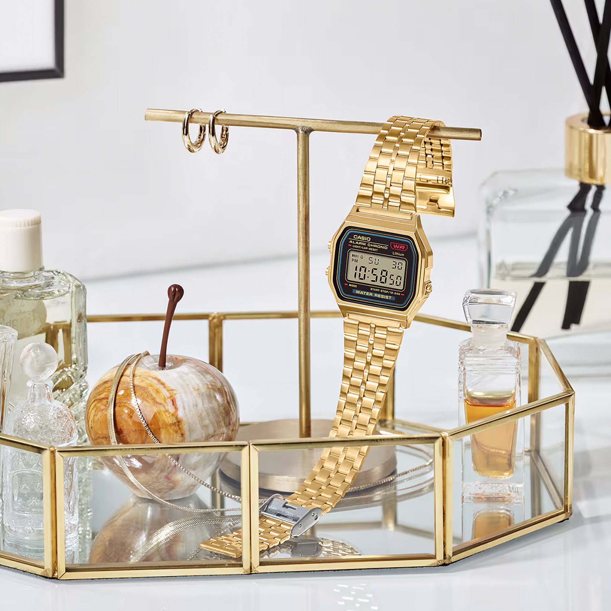 Reloj Casio A‑159WGEA‑5DF , Vintage Digital Dorado Unisex