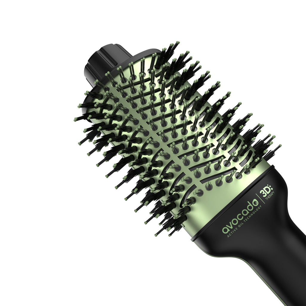 Cepillo Modelador GAMA Avocado Power, Anti‑Frizz, Volumen Profesional