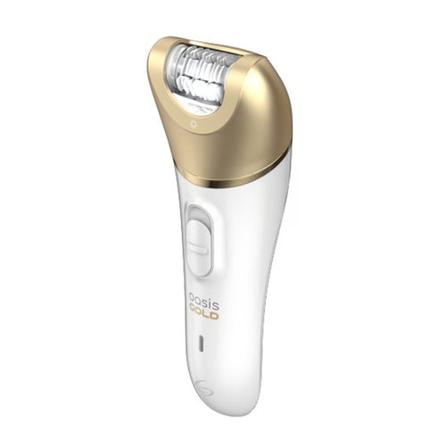 Depiladora Eléctrica GA.MA Oasis Gold, Inalámbrica, 6 Cabezales Intercambiables